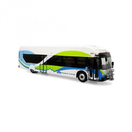 Iconic Replicas 87-0310 (HO) NFI Xcelsior XN40 Aerodynamic Transit Bus: Foothill Transit