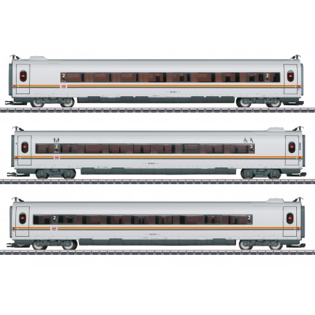 Märklin 43739 (HO) ICE 3 (DB AG) "Railbow" - Ad-On Car Set, Era VI