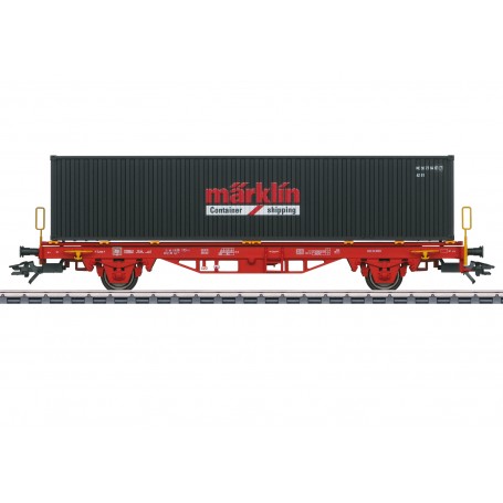 Märklin 47583 (HO) Type Lgs 580 (DB AG) Container Transport Car "Märklin", Era VI