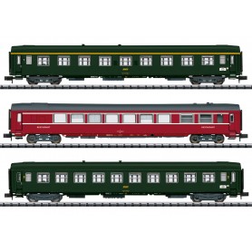 Trix 18219 (N) "Nizza - Paris" (SNCF) Express Train Passenger Car Set, Era IV
