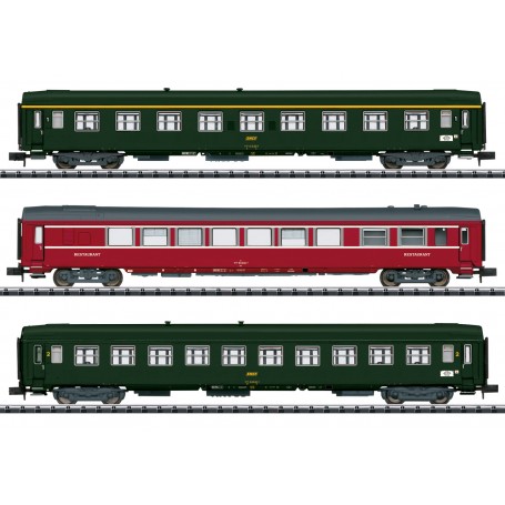 Trix 18219 (N) "Nizza - Paris" (SNCF) Express Train Passenger Car Set, Era IV