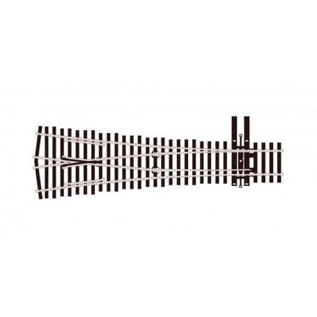 Peco SL-8348 (HO) Code 83 Track - Wye Turnout - insulfrog
