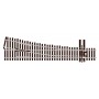 Peco SL-8351 (HO) Code 83 Track - No.5 Turnout - Right Hand, Insulfrog