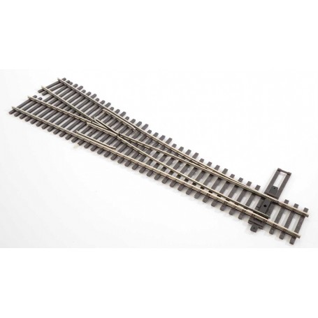 WalthersTrack 83016 (HO) Code 83 Nickel Silver DCC Friendly Number 5 Turnout -- Right Hand