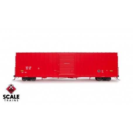 ScaleTrains ExactRail (HO) PC&F 7633 Appliance Boxcar, MILW 4225 /Canadian Pacific/Red/Milwaukee Road