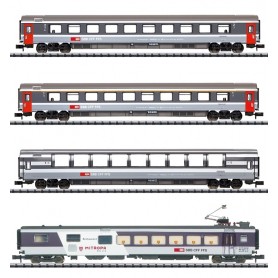 TRIX 18440 18441 18442 18443 (N) EC Riviera dei Fiori (SBB) express train