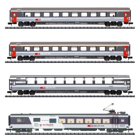 TRIX 18440 18441 18442 18443 (N) EC Riviera dei Fiori (SBB) express train