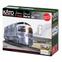 KATO 106-0041 (N) M1 Basic Oval Track starter Set -- CB&Q Silver Streak Zephyr