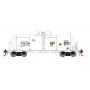 Athearn GENESIS (HO) 13,600-Gal Acid Tank Car, UTLX (white)