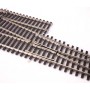 WalthersTrack 83076 (HO) Code 83 Nickel Silver DCC Friendly Number 6 Single Crossover Turnout -- Right Hand