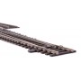 WalthersTrack 83076 (HO) Code 83 Nickel Silver DCC Friendly Number 6 Single Crossover Turnout -- Right Hand