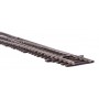 WalthersTrack 83075 (HO) Code 83 Nickel Silver DCC Friendly Number 6 Single Crossover Turnout -- Left Hand