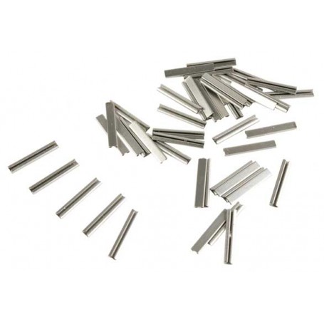 WalthersTrack 70102 (HO) Code 70 Nickel-Silver Rail Joiners pkg(48)