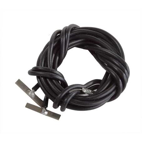WalthersTrack 70103 (HO) Code 70 Nickel Silver Terminal Joiners pkg(2) -- Includes Black 22-Gauge Wire
