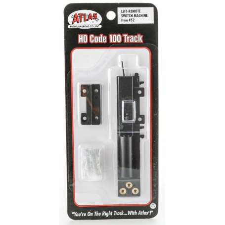 ATLAS 0052 (HO) Code 100 - Remote Control Switch Machine - Left