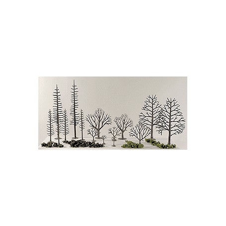 Woodland Scenics TR1120 (A) Tree Armatures - Deciduous -- 3/4 to 2" 1.9 to 5.1cm pkg(114)