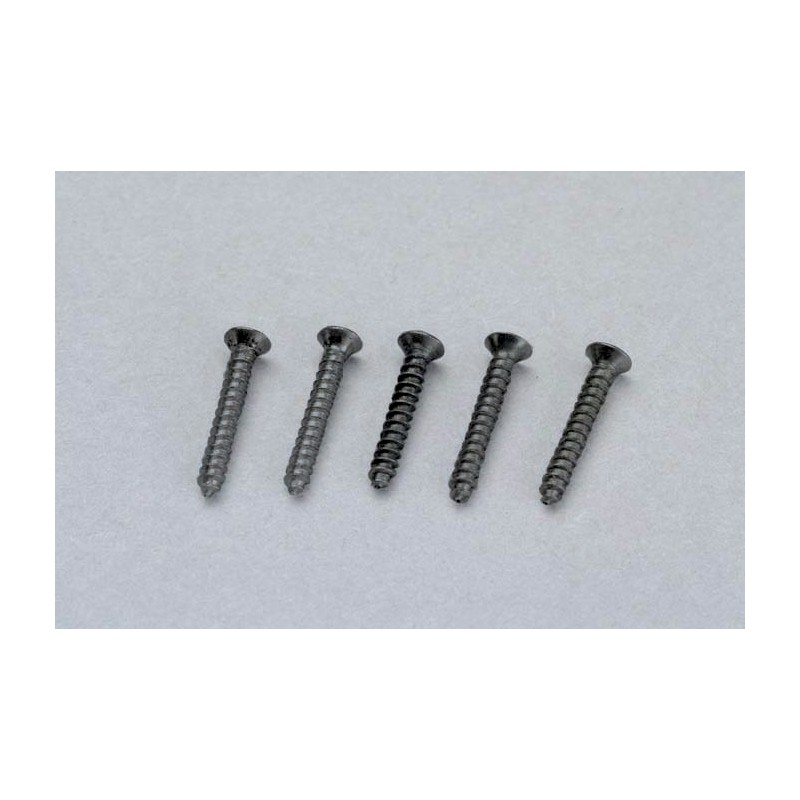 100-Pack Track Screws For Fleischmann HO Scale Model Train Tracks - Black, 10mm Length