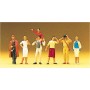 PREISER 10026 (HO) Standing Spectators pkg(6)