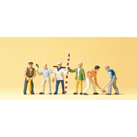 PREISER 10030 (HO) Working People - Road Construction