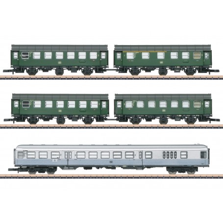 Märklin 87074 (Z) "Shuttle Train" Car Set (DB) Era III
