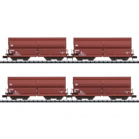 TRIX 18271 (N) type Tal 963 (Kkt-62) four-axle dump cars (DB) Era IV