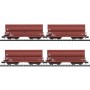 TRIX 18271 (N) type Tal 963 (Kkt-62) four-axle dump cars (DB) Era IV