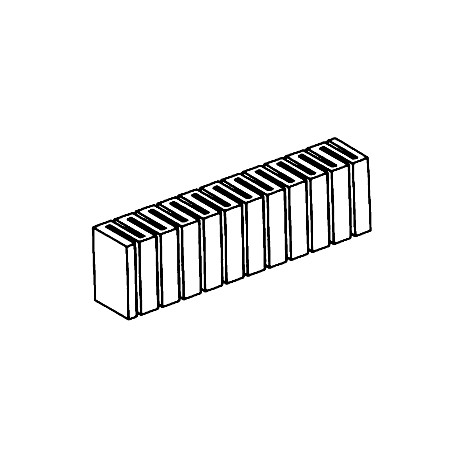 Woodland Scenics ST1409 (A) Risers - SubTerrain System -- 4" x 2' 10.2 x 61cm pkg(2)