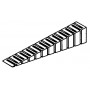 Woodland Scenics ST1411 (A) Incline Set - SubTerrain System -- 4% Grade 4 - 24" 61cm Section