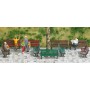 BUSCH 1149 (HO) Park Benches pkg(12)