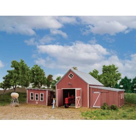 Walthers Cornerstone 3346 (HO) Chicken Coop and Sheds -- Kit