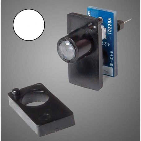 Walthers Layout Control System 157 (A) Single Color LED Fascia Indicator - White