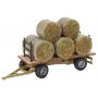 Walthers SceneMaster 4192 (HO) Hay Trailer with Load -- Kit