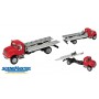 Walthers SceneMaster 11591 (HO) International® 4900 Roll-On/Roll-Off Flatbed - Red