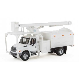 Walthers SceneMaster 11745 (HO) International® 4300 2-Axle Truck with Tree Trimmer Body - White Cab, Body and Boom