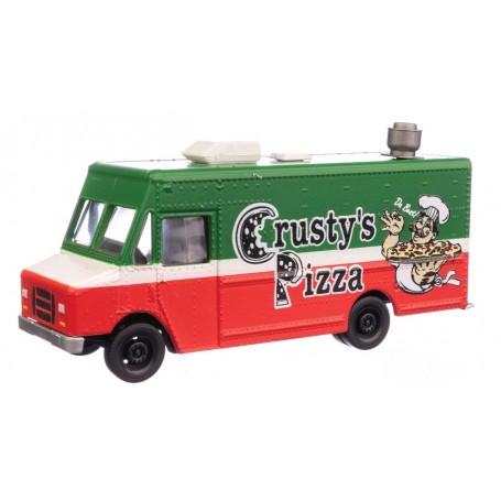 Walthers SceneMaster 12110 (HO) Morgan Olson® Route Star Van -- Crusty's Pizza Food Truck