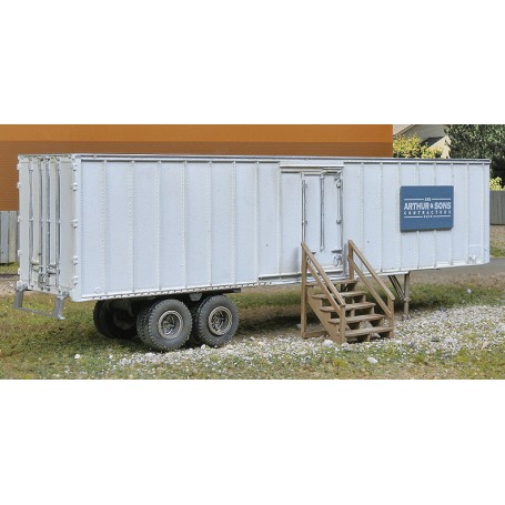 Walthers SceneMaster 2901 (HO) Construction Site Storage Trailer -- Kit