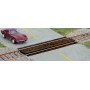 Walthers SceneMaster 4159 (HO) Wood Grade Crossing -- Laser-Cut Wood Kit pkg(2)