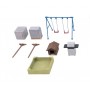 Walthers SceneMaster 4200 (HO) Backyard Detail Set -- Kit