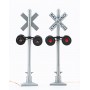 Walthers SceneMaster 4333 (HO) Crossing Flashers -- Set of 2 Working Signals