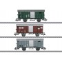 Märklin 46568 (HO) Freight Car Set (SBB) Type K3 Boxcars, Era III