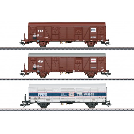 Märklin 47316 (HO) type Gbs 14 m refrigerator cars (NS) Frico - Era IV