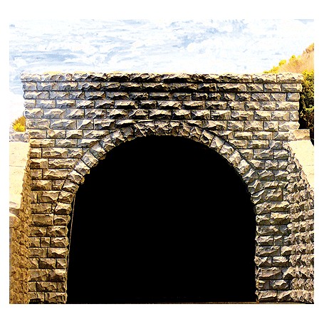 Chooch Enterprise 9750 (N) Double Track Cut Stone Tunnel Porta - 2PK