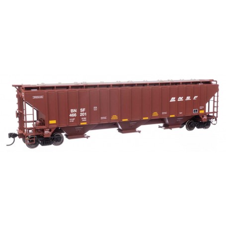 Walthers 貨物車 Athearn Wellcars BNSF HOゲージ Walthers Mainline (HO) 57' Trinity 4750 3-Bay Covered Hopper - BNSF