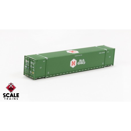 ScaleTrains Operator (N) CIMC 53’ Corrugated Dry Container - 3 pack - Hub Group