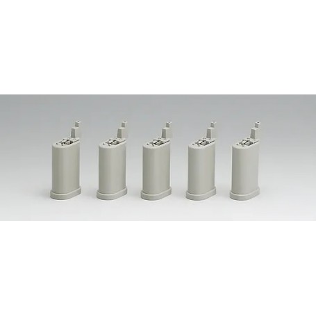 KATO 23-047 (N) 50mm (2") Single Track Pier Set [5 pcs] Poured concrete design.