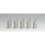 KATO 23-047 (N) 50mm (2") Single Track Pier Set [5 pcs] Poured concrete design.
