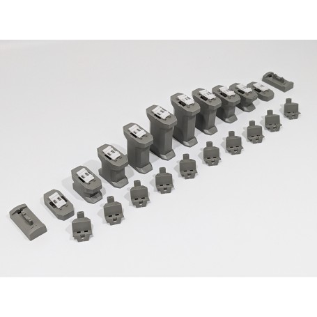 KATO 23-016-1 (N) Ad-On Gradual Pier Set