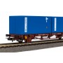 Piko Hobby 58755 (HO) container car (FS) two 20" containers "Lloyd Triestino", Era V