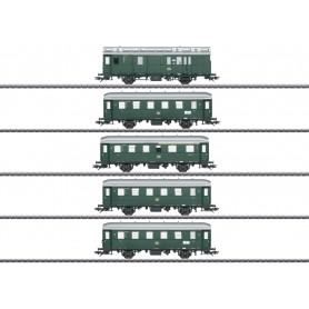 Märklin 43353 (HO) Branch Line Passenger Car Set (DB) Era III