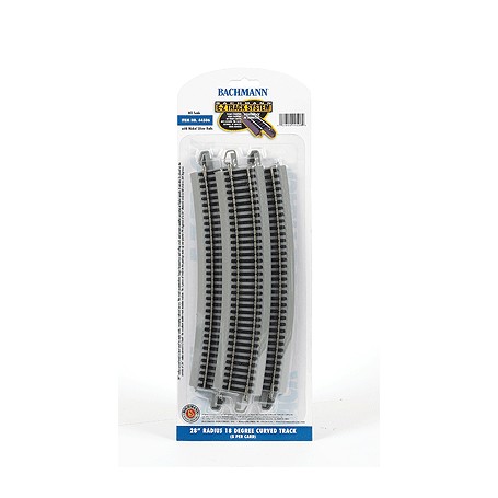 Bachmann Industries - 44506 - Curved Track w/Nickel Silver Rail & Gray Roadbed - E-Z Track®